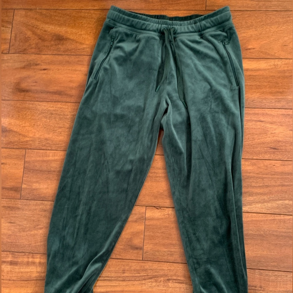 aerie velvet green sweatpants